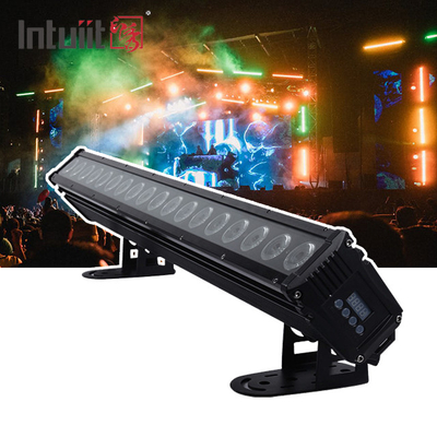 18x8W led wall washer روشنایی بیرونی 4in1 با چراغ های dmx512 برای ساختمان های خارجی