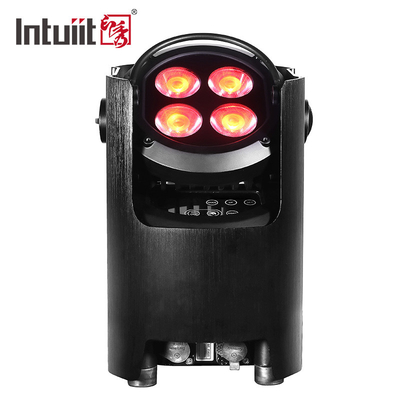 باطری روشن 4*12W RGBW 4in1 LED Uplights باطری روشن برای جشن عروسی