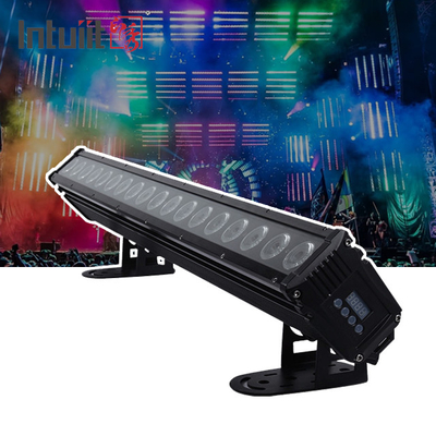 18x8W DMX512 RGBW 4 در 1 چراغ های دیواری LED چراغ های خطی بیرونی برای روشنایی صحنه جشن