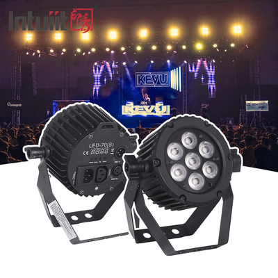 چراغ صحنه LED 7X22W RGB آلومینیوم DMX512 LED Par Light برای مراسم عروسی