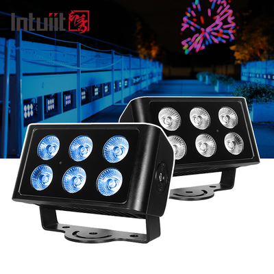 نمای ساختمان 6x5W IP65 LED معماری نور تزئینی نور باریک لامپ مربع نوری در فضای باز نور فلد
