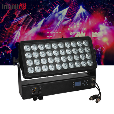 400W در فضای باز ضد آب رنگ شهر 40x10W RGBW 4in1 LED دیوار شستشوی نور IP65