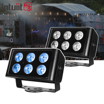 6x5W DMX RGBW 4 در 1 LED در فضای باز نور دیواری شستشو نور سیل
