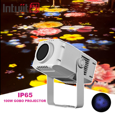 100w چرخش آگهی های بیرونی ضد آب LED Gobo Logo Projector light