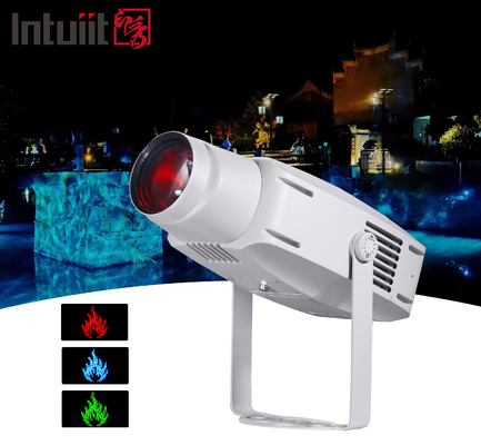 چراغ های تبلیغاتی 400 وات تصویر چرخش GOBO لوگو پروژکتور نور DMX512 چراغ منظره