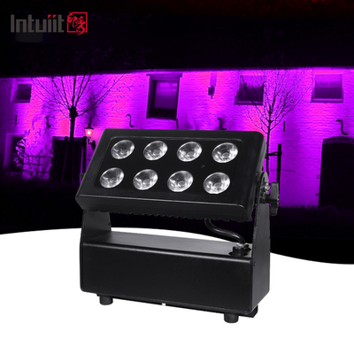 LED 12x15W RGBW پروژکتور شستشوی روشنایی صحنه DMX کنترل ضد آب IP65 دی جی دیسکو پارک درب ما چراغ تزئین شستشوی