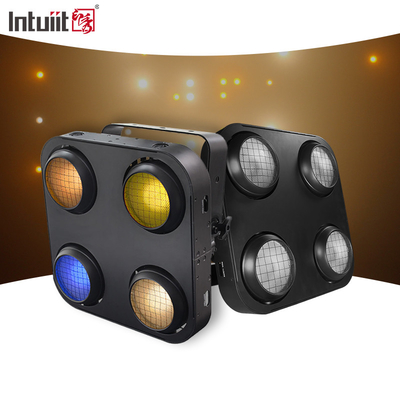 چراغ صحنه در فضای باز 4X90W COB Amber Warm White Audience LED Blinder Light