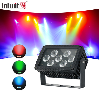 7x3W LED در فضای باز RGBW پروژکتور معماری فلاش نور نمای