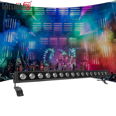 LED Bar RGBW 4 In 1 16x5W DMX LED Stage Dmx512 دیوار شوینده در فضای باز در فضای باز DJ دیسکو چراغ