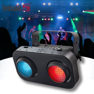 2 چشم 2x90W RGB 2IN1 LED COB چراغ کور رنگ زرد رنگ سفید گرم حرفه ای DJ پارتی اثر روشنایی صحنه