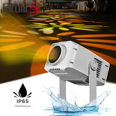 100W تبلیغات بیرونی LED گوبو لوگو پروژکتور نور چرخش ضد آب DMX512 کنترل پروژکتور پرتو آلومینیوم IP65