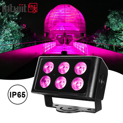 6x5W LED Rgbw 4in1 ضد آب Ip65 City Color Wall Washer LED Wash Flood Light