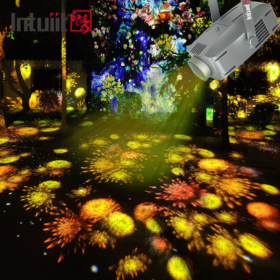 ضد آب IP65 200w پروژکتور گوبو لوگو سفارشی چرخش پروژکتور گوبو نور ساختمان های بیرونی چراغ های تبلیغاتی