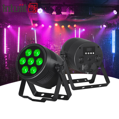 چراغ ضد آب در فضای باز Rgbwa-uv 7x20W Dmx Led Par می تواند برای منظره خارج از صحنه باشد