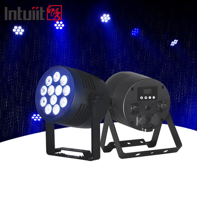 12 * 20w RGBWA + UV LED آبپاش در فضای باز بی سیم Dmx باتری پار نور برای تزئینات خانه جلوه های صحنه ایونت کلوپ