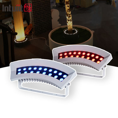 چراغ LED درختی 36 وات RGBW فضای باز باغ IP65 ضد آب نورافکن رنگارنگ آلومینیوم آلومینیوم چراغ درختی