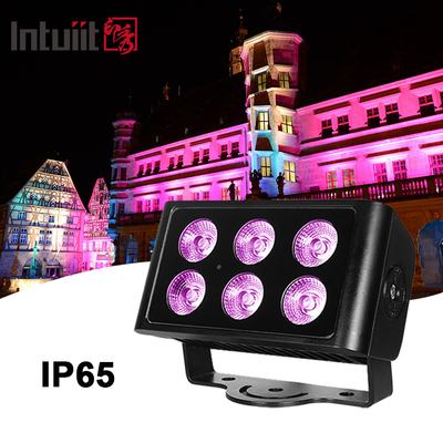 6x5W RGB RGBW درب LED دیوار شوینده نور IP65 سیل کور Strobe
