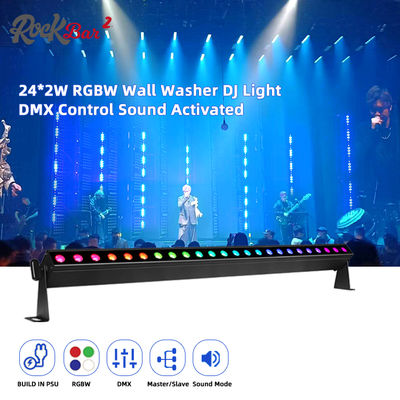 میله وال واشر LED 24*2W RGBW 4in1