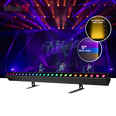 چراغ وال واشر LED RGBW 24x2W برای استفاده در فضای داخلی برای مهمانی DJ عروسی، نورپردازی بالا