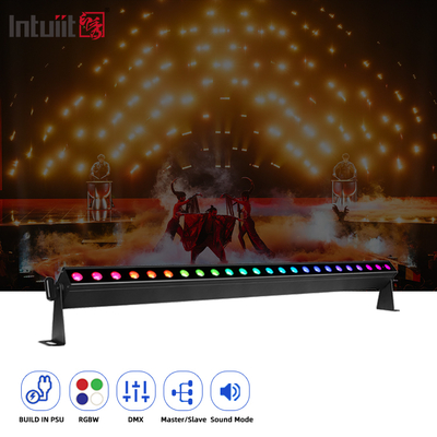 24x2W DMX LED BAR RGBW 4IN1 LED Stage Dmx512 ماشین لباسشویی دیواری