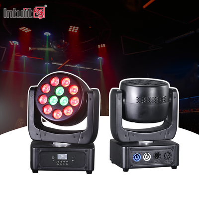 تجهیزات نورپردازی صحنه نمایش رویداد DMX Beam RGBW 12x8w LED Wash حرکت چراغ سر