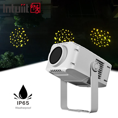 پروژکتور گوبوی سفارشی 100 وات IP65 با روشنایی بالا، تبلیغات LED، پروژکتور لوگوی گوبوی کریسمس در فضای باز، چراغ های تبلیغاتی