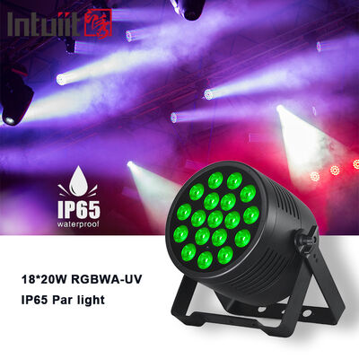 IP65 18x20w RGBAW UV LED Par Uplight نور ضد آب LED Par Light