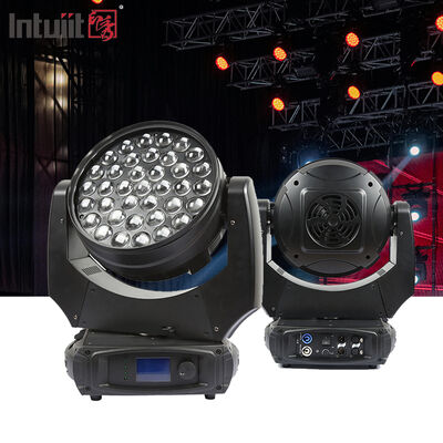 حرفه ای 37x10W RGBW 4in1 LED زوم واش حرکت نور DMX512 نورپردازی صحنه برای DJ دسکو رویداد عروسی جشن نمایش