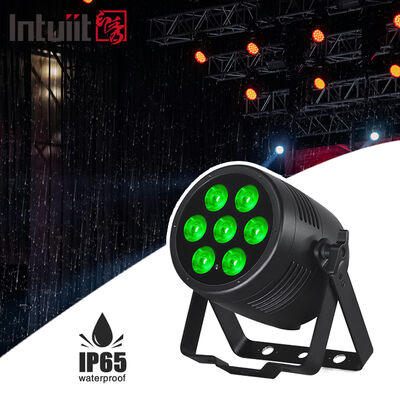 فوق روشن 7*20W RGBWA+UV 6in1 LED Par Light IP65 در فضای باز DMX512 برای صحنه های کنسرت کلوب های شبانه