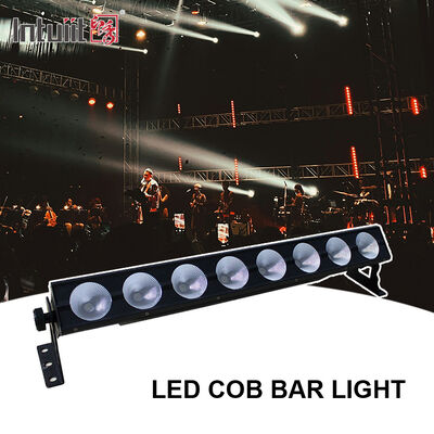 8x15W RGB 3 در 1 DMX512 LED خطی دیوار شوینده روشنایی استیج بار روشنایی شستشوی داخلی برای رویداد استودیوی کلیسا