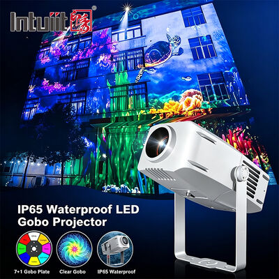 پروژکتور لوگو LED گوبو 400 وات IP65 فضای باز DMX512 طرح سفارشی برای ساختمان، تبلیغات و رویدادها
