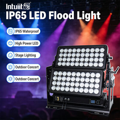 400W 800W 1500W High Power LED Flood Light IP65 Waterproof DMX512 Outdoor Stadium Building Industrial Construction Lighting