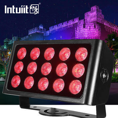 4 رنگ Rgbw 4 در 1 در فضای باز اثر شستشوی LED مرحله سیل نور 15 عدد 80 وات Dmx برای رویدادهای زنده