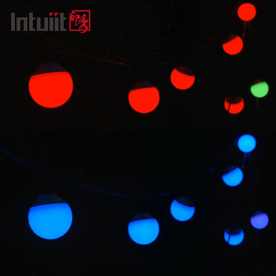 DMX LED Globe حیاط چراغ های ضد آب آویزان برای دکور مهمانی ایوان