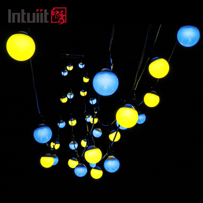 IP54 چراغ صحنه LED RGBW 15 متری LED کریسمس پیکسل پیکسل دکور کریسمس در فضای باز