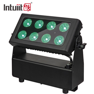 8 * 10 وات RGBWA کنترل IR چراغ های صحنه LED باطری برق بی سیم پروژکتور روشنایی شستشو رنگ شهر