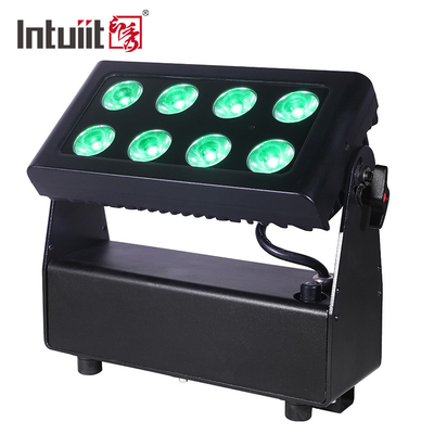 چراغ‌های LED استیج با باتری ROSH RGBWA + UV 6 در 1 RGBW LED Flood Spotlights DMX512