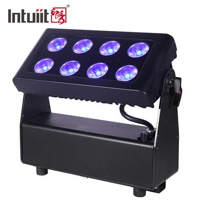 8*15w 4 در 1 Ip65 باتری روشنایی LED Rgbw جشن نور
