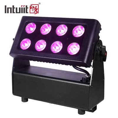 8*15 واتی Ip65 ضد آب در فضای باز LED وال واشر باتری مجهز به چراغ شستشوی LED رنگی استیج شهر
