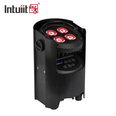 DMX IR Wifi 4x12w وایرلس باطری تغذیه شده همتراز نور استیج Dj Disco LED Stage Light