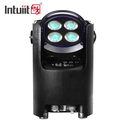 4x12w Rgbw Led Par Can Lights با باتری برق کلوپ شبانه بار نورپردازی Dj Led Effect