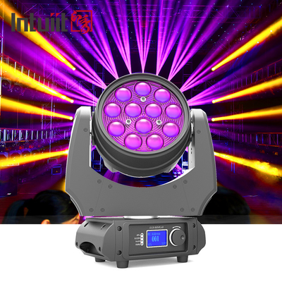 هد متحرک شستشو با زوم 5 تا 60 درجه زاویه باز 12*10 وات RGBW چراغ سر متحرک DMX LED