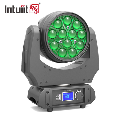 12x10w Zoom Wash چراغ سر متحرک پرتو LED برای Dj Club Dmx Party Stage Light